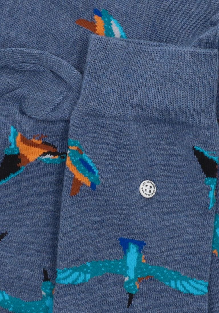 ALFREDO GONZALES blauwe alfredo gonzales sokken kingfisher