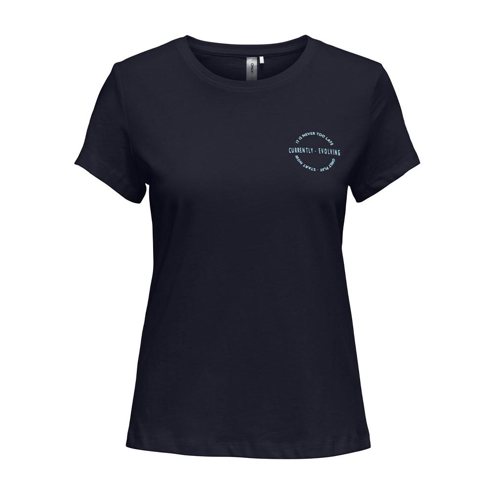 T-shirt Marine Femme Only Pay Life