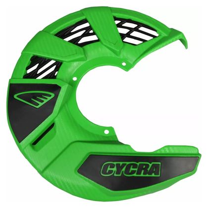 Protège Disque CYCRA Tri Flow pour disque avant vert - Vert