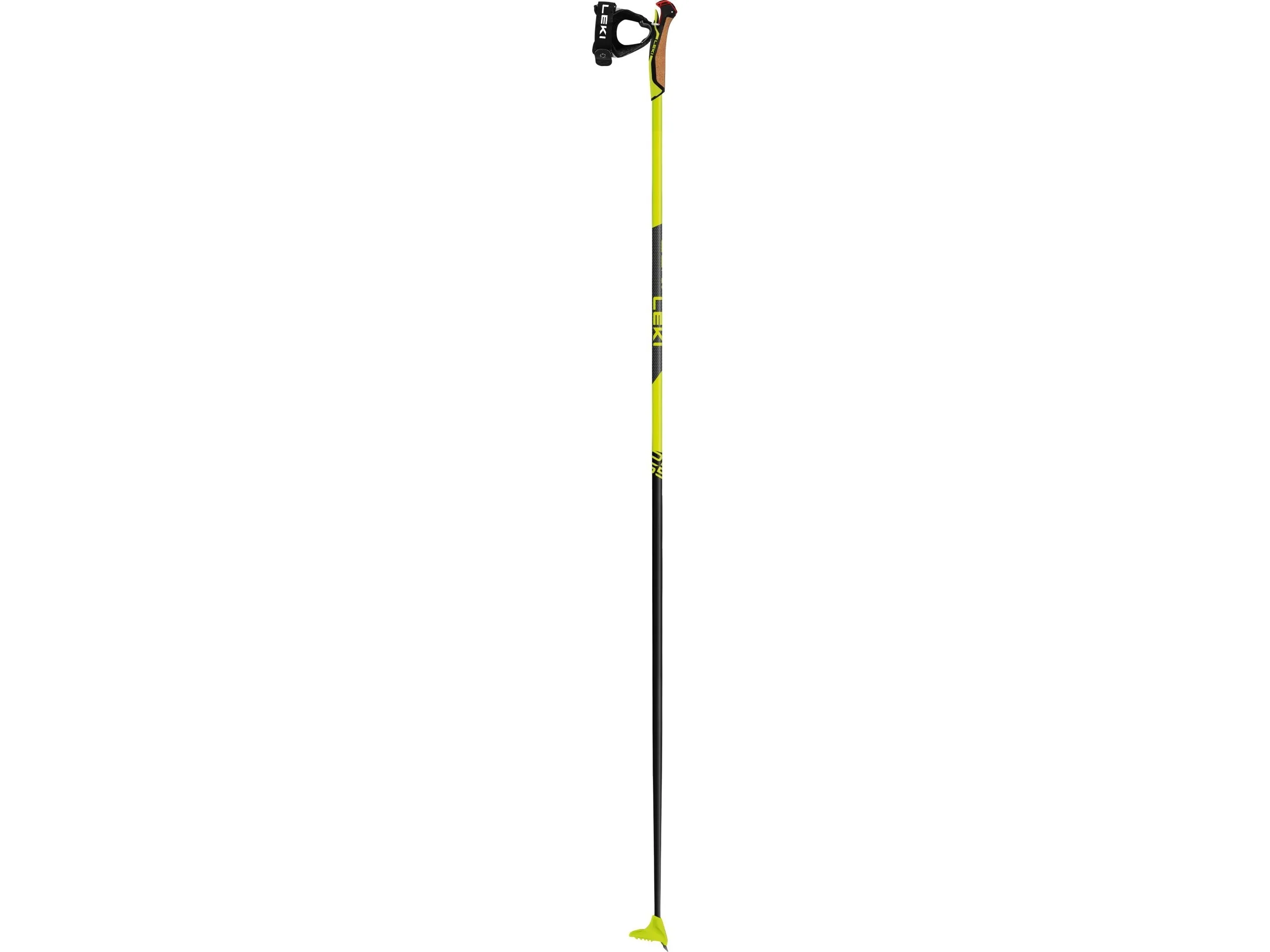 LEKI PRC 650, Langrend, 170 cm, Voksen, Unisex, Sort, Hvid, Gul, Kulfiber