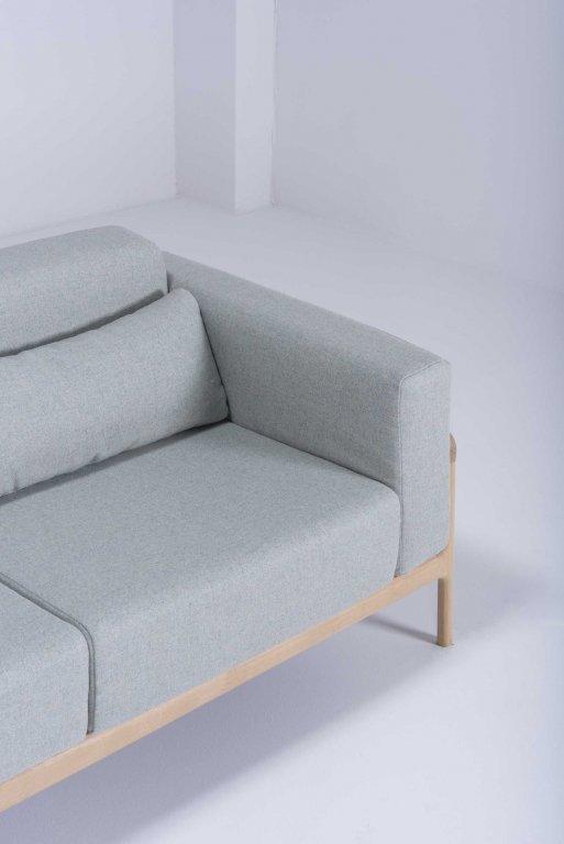 Gazzda Fawn sofa 2-zits whitewash Dakar Leather Whisky
