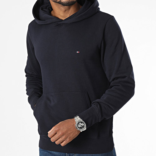 Sweat Capuche Flag Logo 4266 Bleu Marine