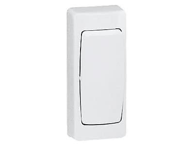 Poussoir étroit ASL Legrand blanc