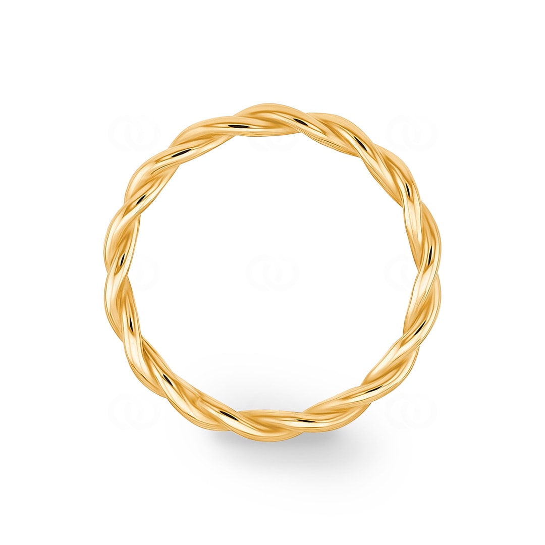 Kordelring 750/18 K Gelbgold