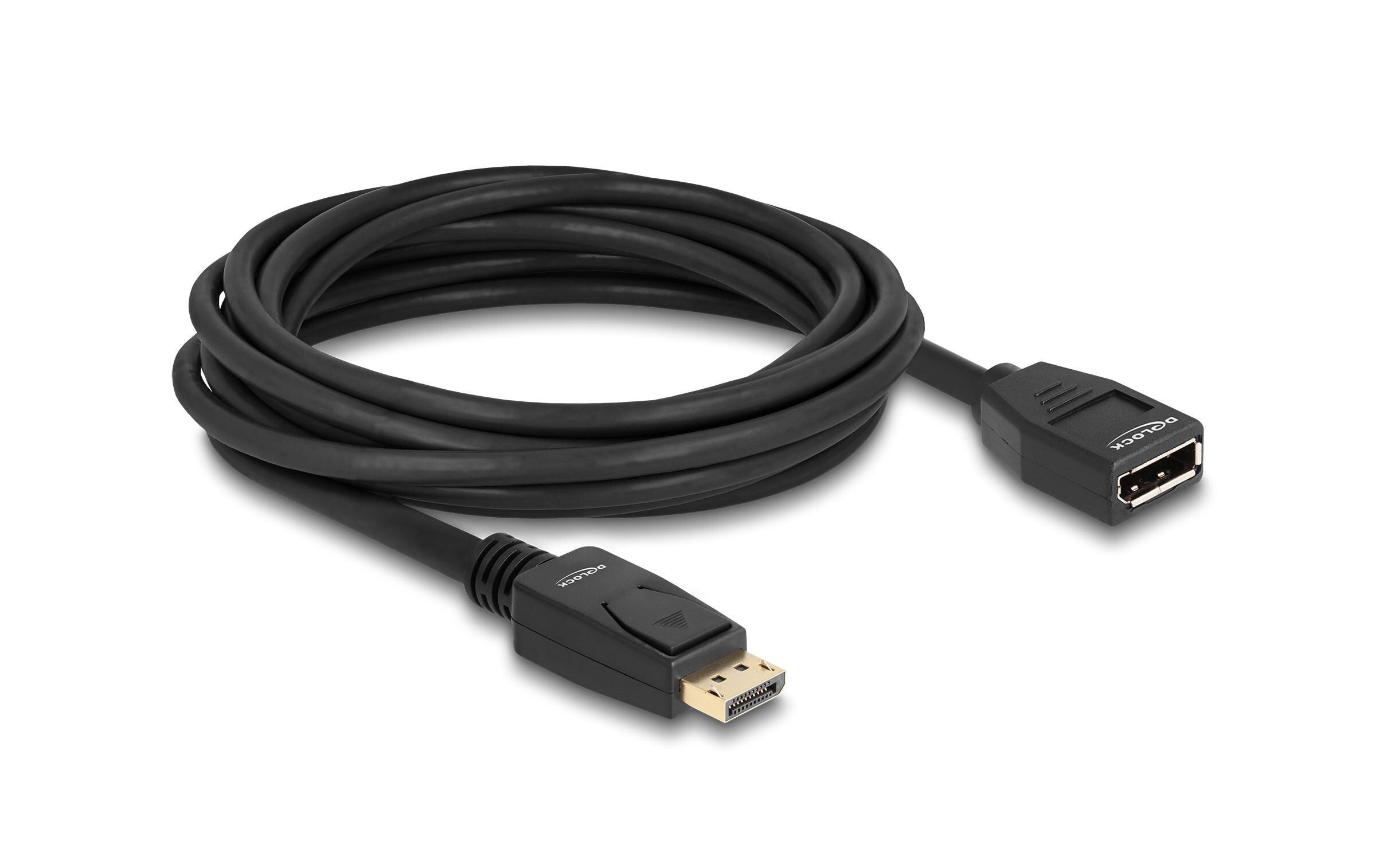 Verlängerungskabel 4K 60 Hz DisplayPort - DisplayPort, 5 mDelock DisplayPort 1.2 Verlängerungskabel 4K 60 Hz 5 m