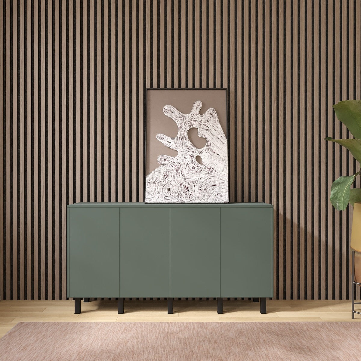 Artego Design Pastell Ayaya 163 cm Dressoir Eucalyptus