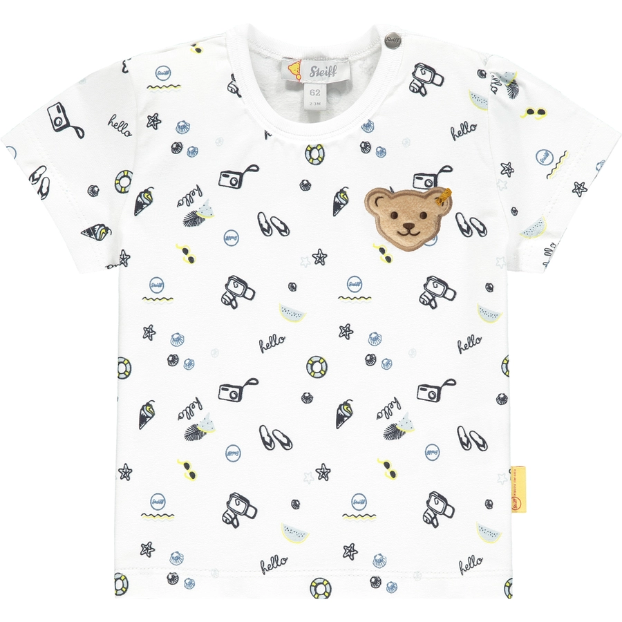 Steiff T-Shirt bright white