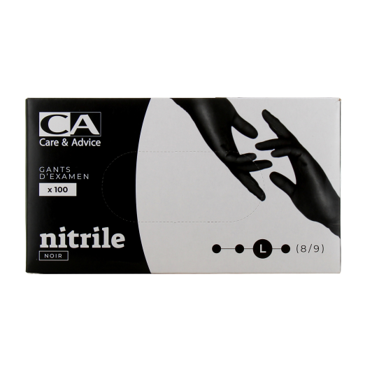 Care & Advice Gants d'Examen en Nitrile