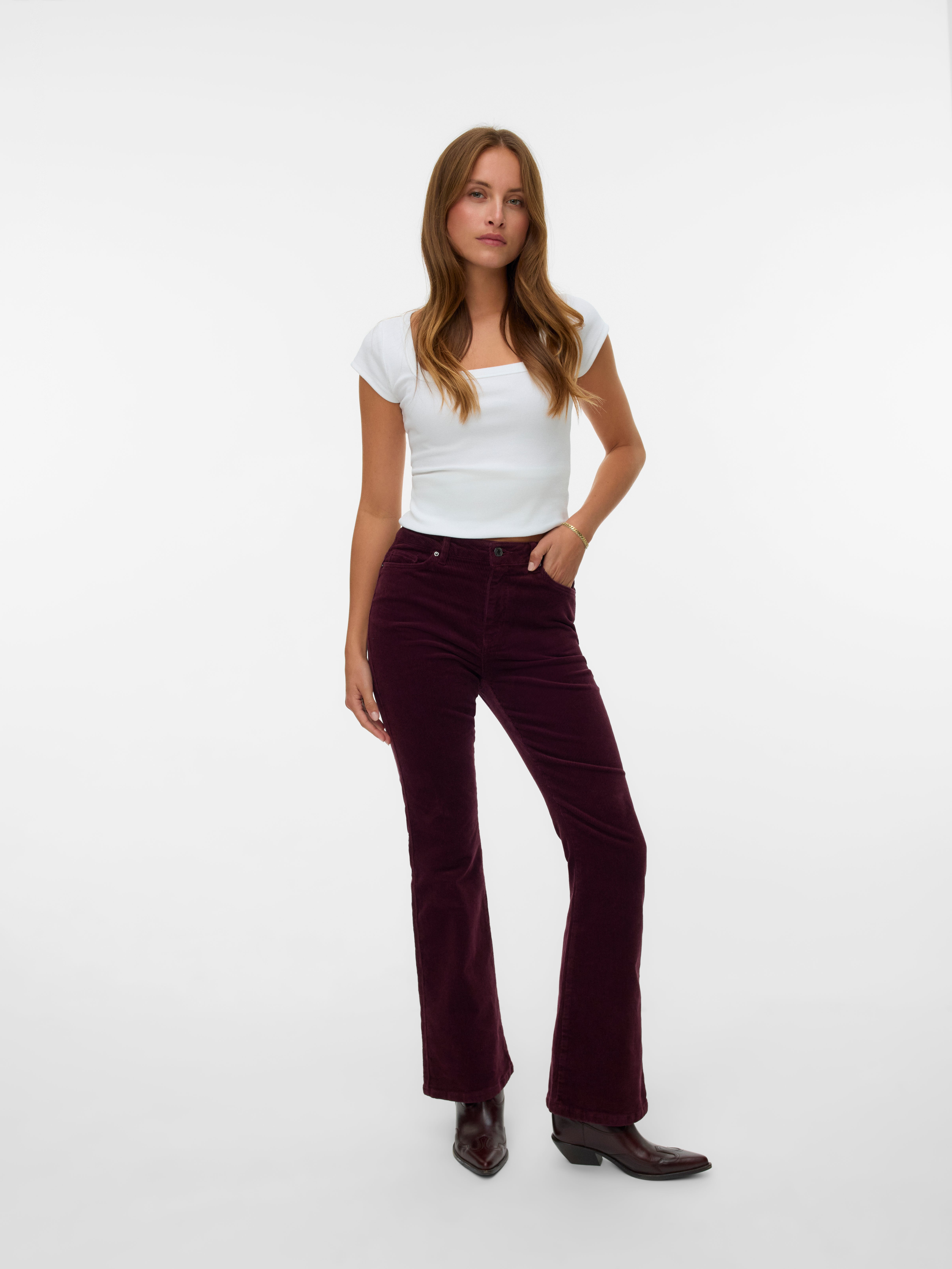 VMSIGA High rise Corduroy Broek