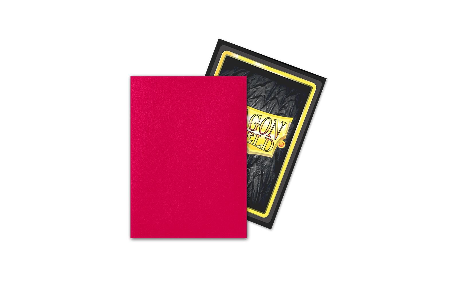 Kartenhülle Dual Matte: Fury Standardgrösse Pink 100Deckbox mit 100 Kartenhüllen im Format 63 x 88 mm