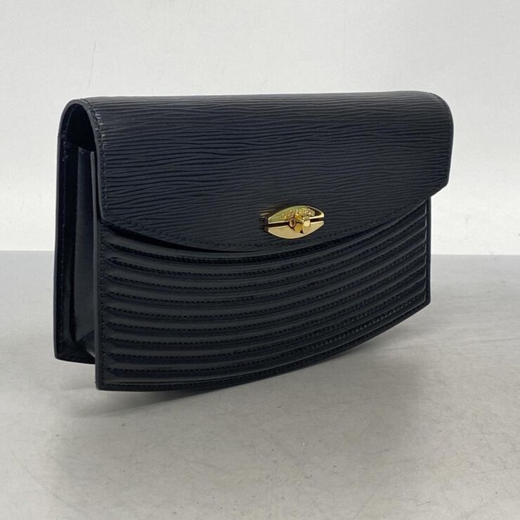 Louis Vuitton Vintage Louis Vuitton Clutch Black