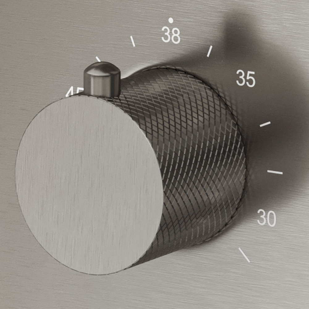 Saniclear Exclusive Curved temperatuurknop voor inbouw thermostaatkranen (SK21879 en SK79842)