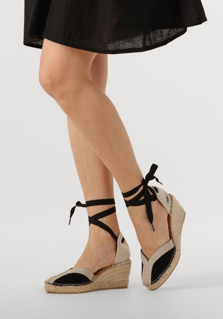 zwarte shabbies espadrilles kaila ki seven