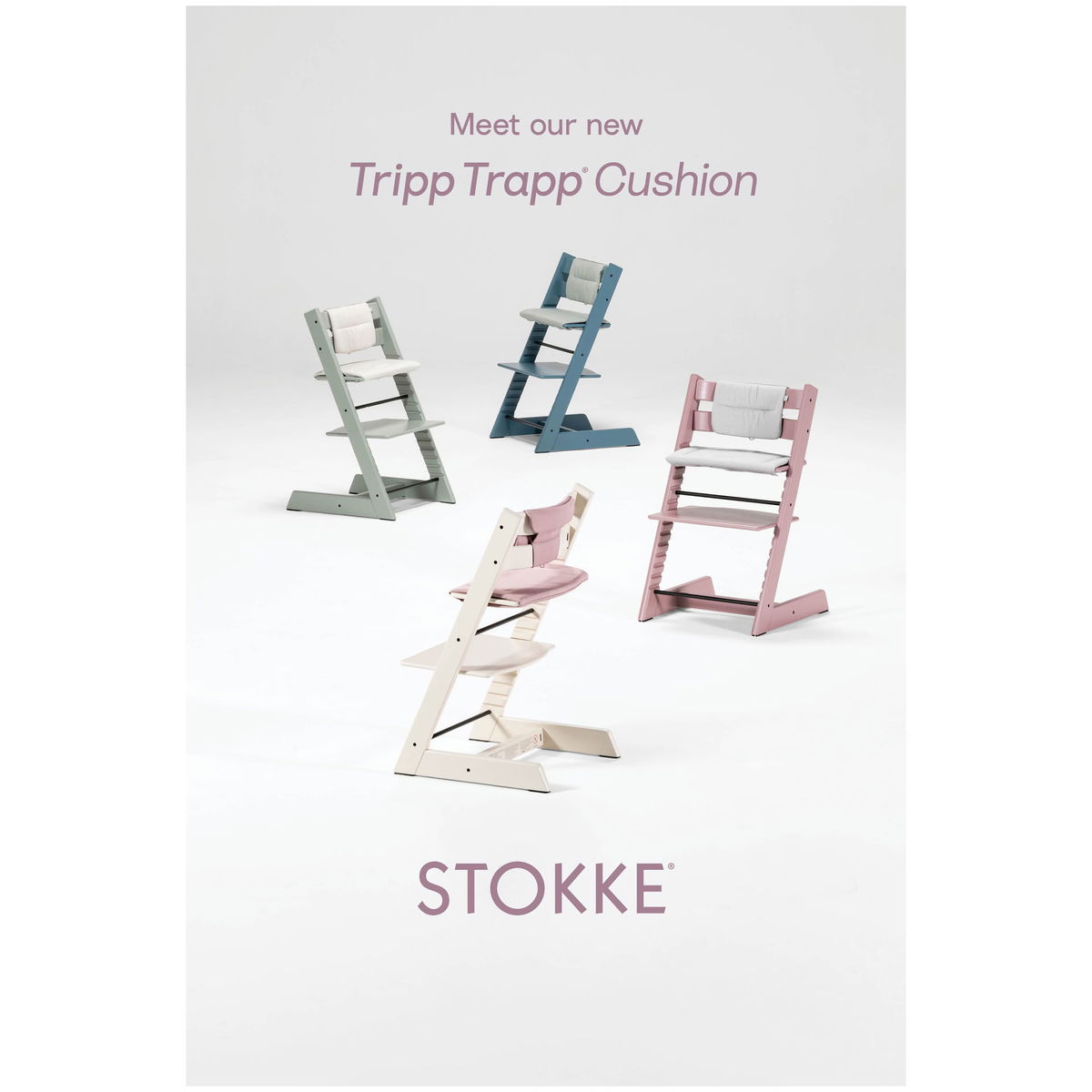 STOKKESTOKKE   Tripp Trapp Sitzkissen Recycled anthracite