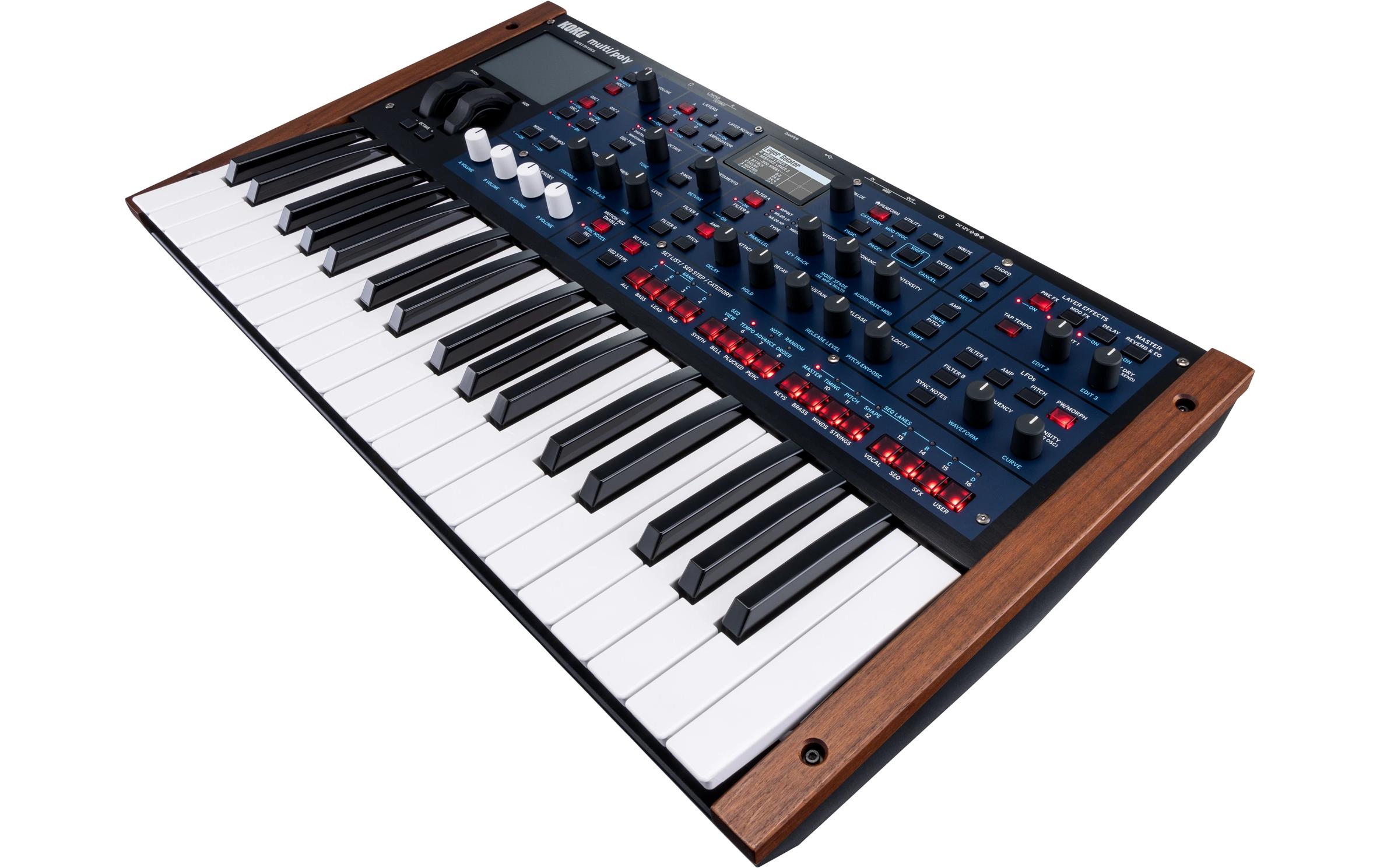Synthesizer multi/poly<br>Analog Modeling Synthesizer