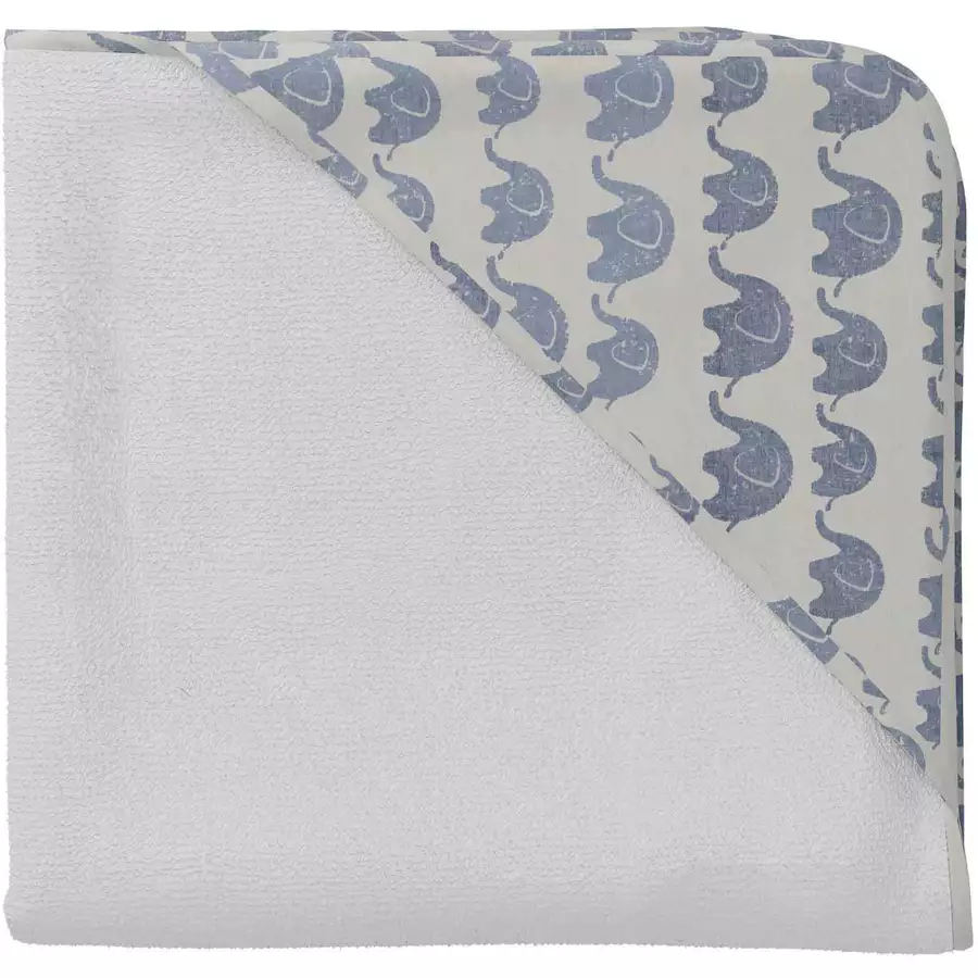 hibboux® Kapuzenhandtuch Elephan Blue