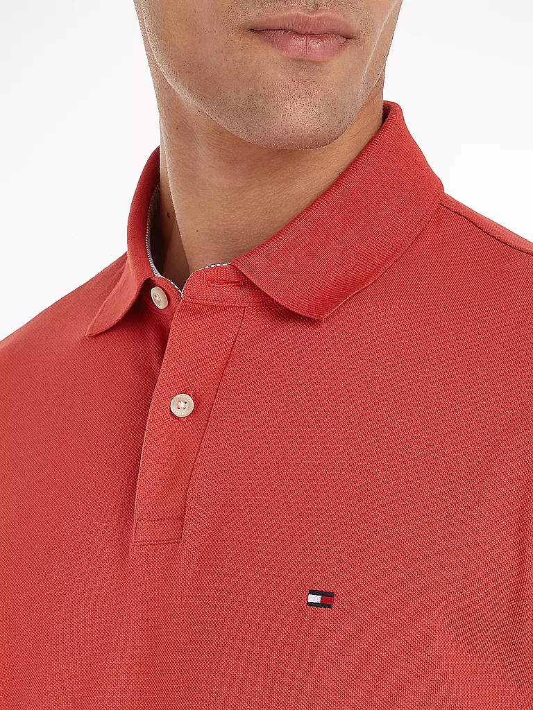 TOMMY HILFIGER Poloshirt Slim Fit rot