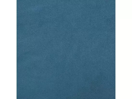 Chaise à bascule avec repose-pied Bleu Velours
