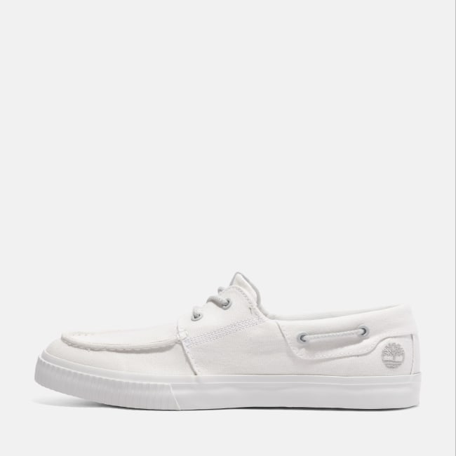 Sneaker Bassa Stringata da Uomo in bianco
