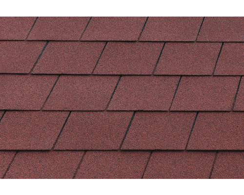 Enkele carport SKAN HOLZ Wallgau incl. rode shingles en H-paalankers 380 x 500 cm notenhout