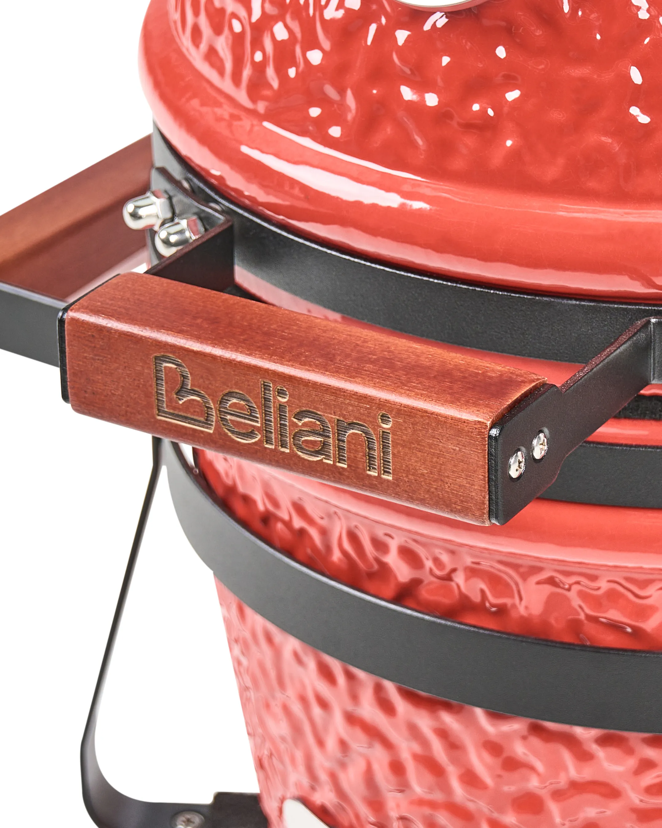Mini houtskoolgrill KAMADO Keramiek Rood