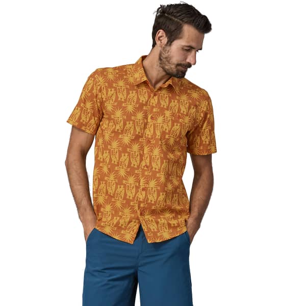Chemise PATAGONIA M'S GO TO SHIRT SKUNKS: SIENNA CLAY