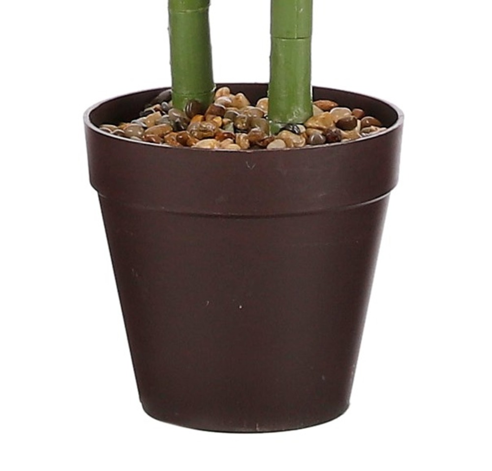 Mica decorations - caladium artificielle vert clair en pot h100