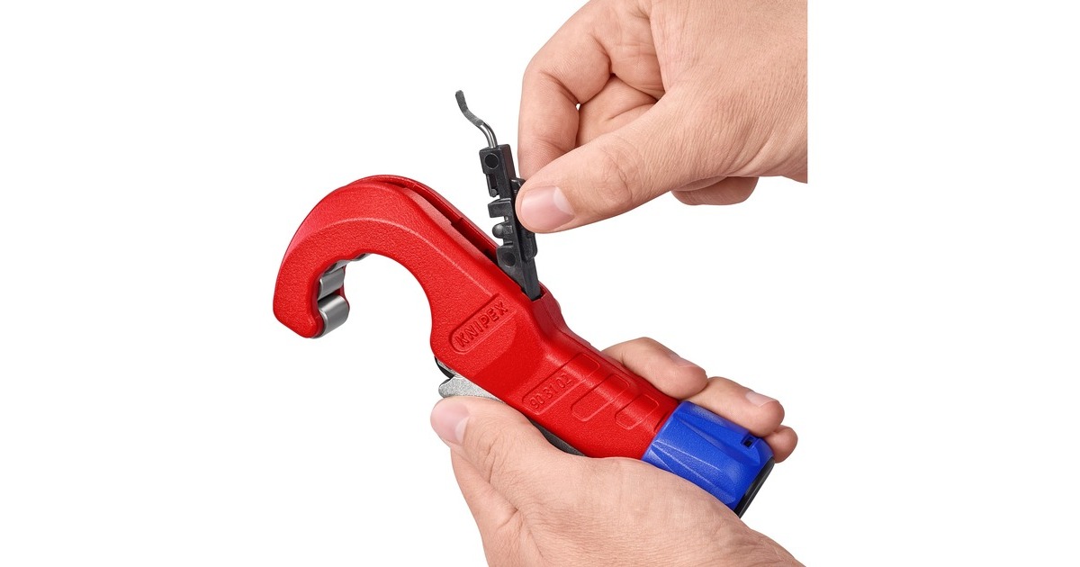 KNIPEXBuissnijder TubiX 90 31 02 BK pijpsnijder  (Rood, Ø 6 - 35mm)