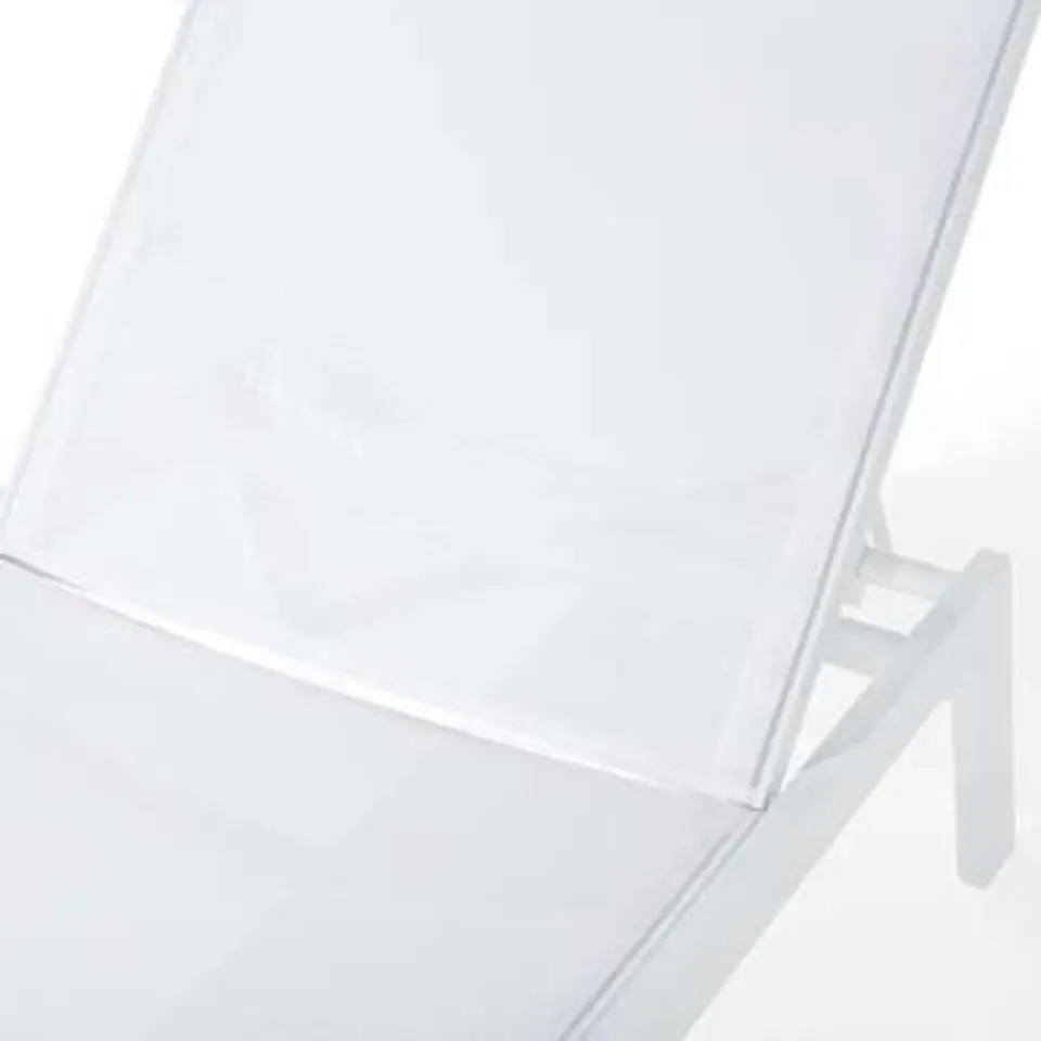 CATANIA - Strandstoel - Wit - Aluminium