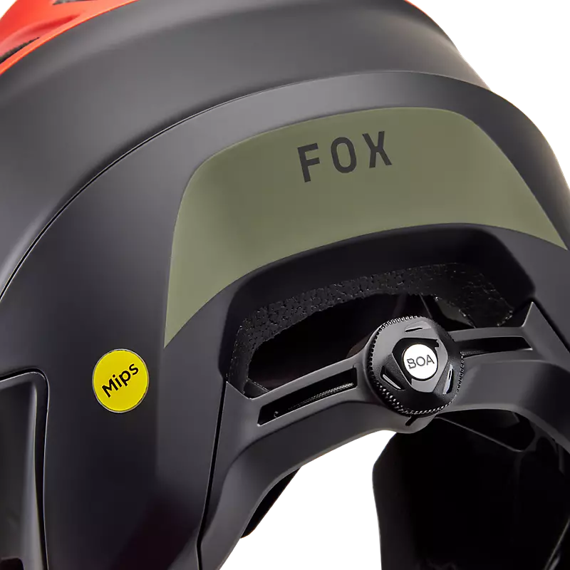 FOX Dropframe Pro Hjelm Sort/Rød