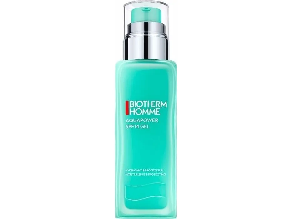 BIOTHERM HOMME AQUAPOWER SPF14 GEL MOISTURIZING & PROTECTING 75ML