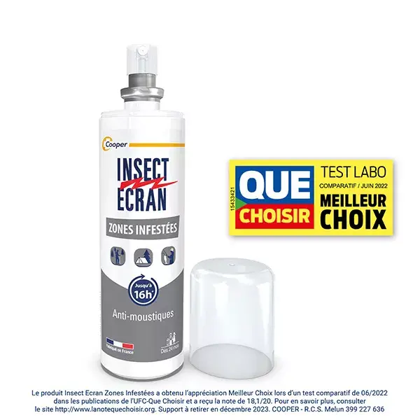 Spray Repelente de Mosquitos Insect Screen para Áreas Infestadas 100ml
