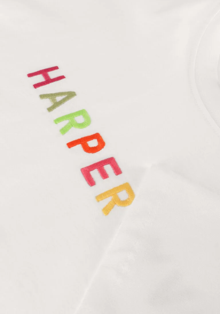 HARPER & YVE witte harper & yve t-shirt harper-ss