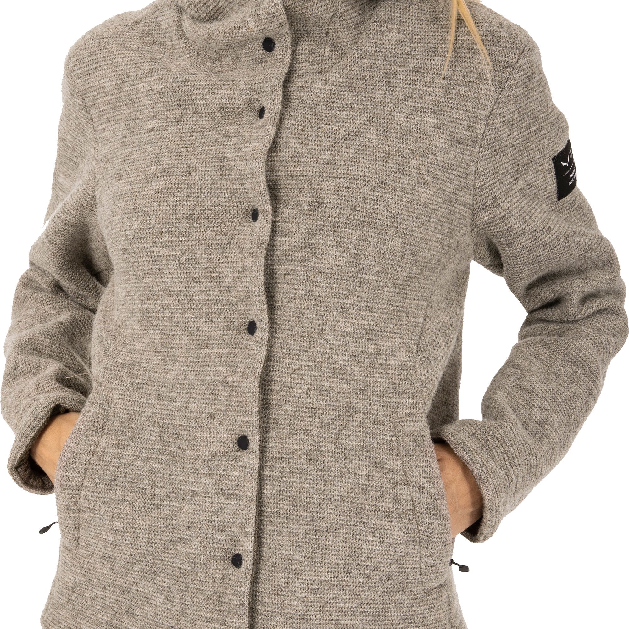SALEWA Sarner Undyed Wool Kapuzenjacke Damen undyed
