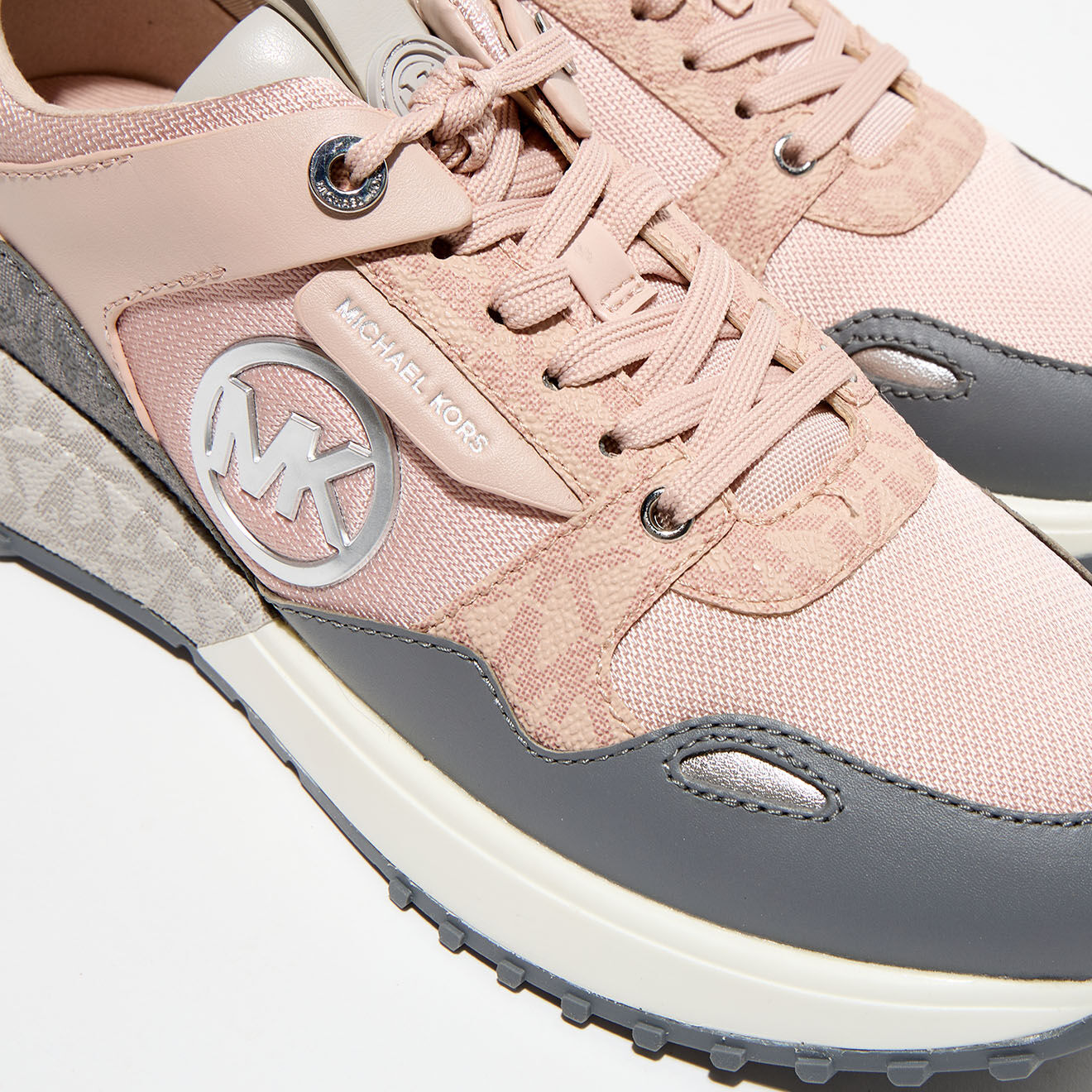 Michael Kors Chaussures Baskets Theo rose/gris
