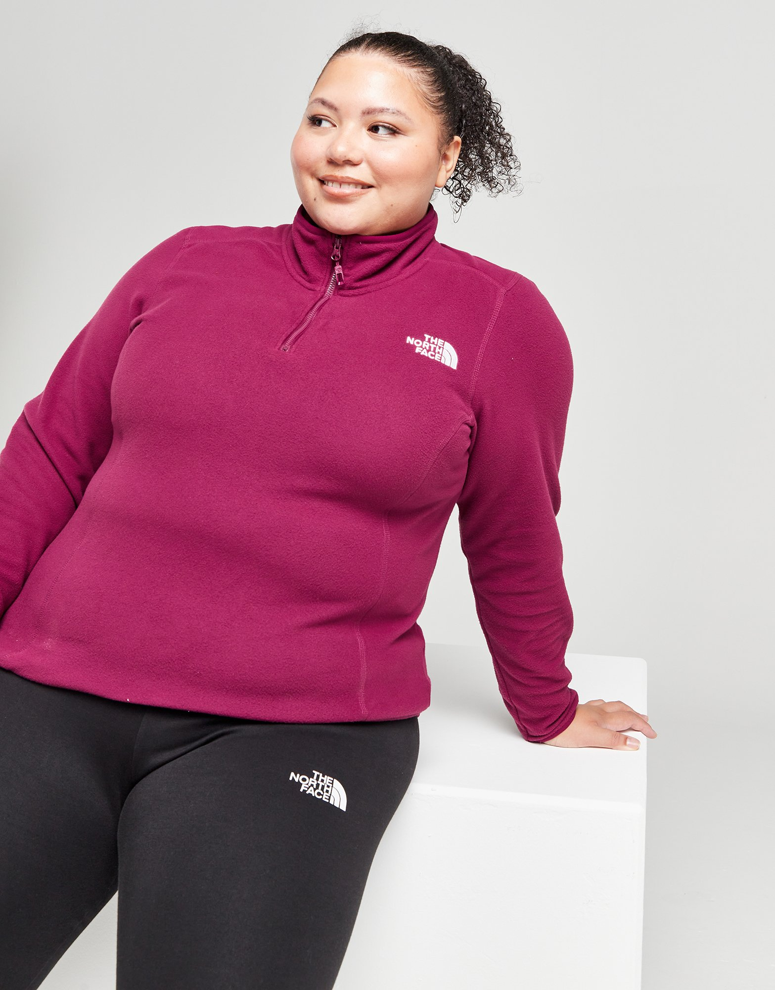 The North Face Polaire Zippée Glacier Grande Taille Femme