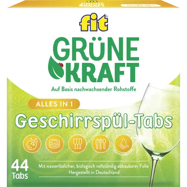 Grüne Kraft Alles-in-1 Geschirrspültabs XL-Pack
