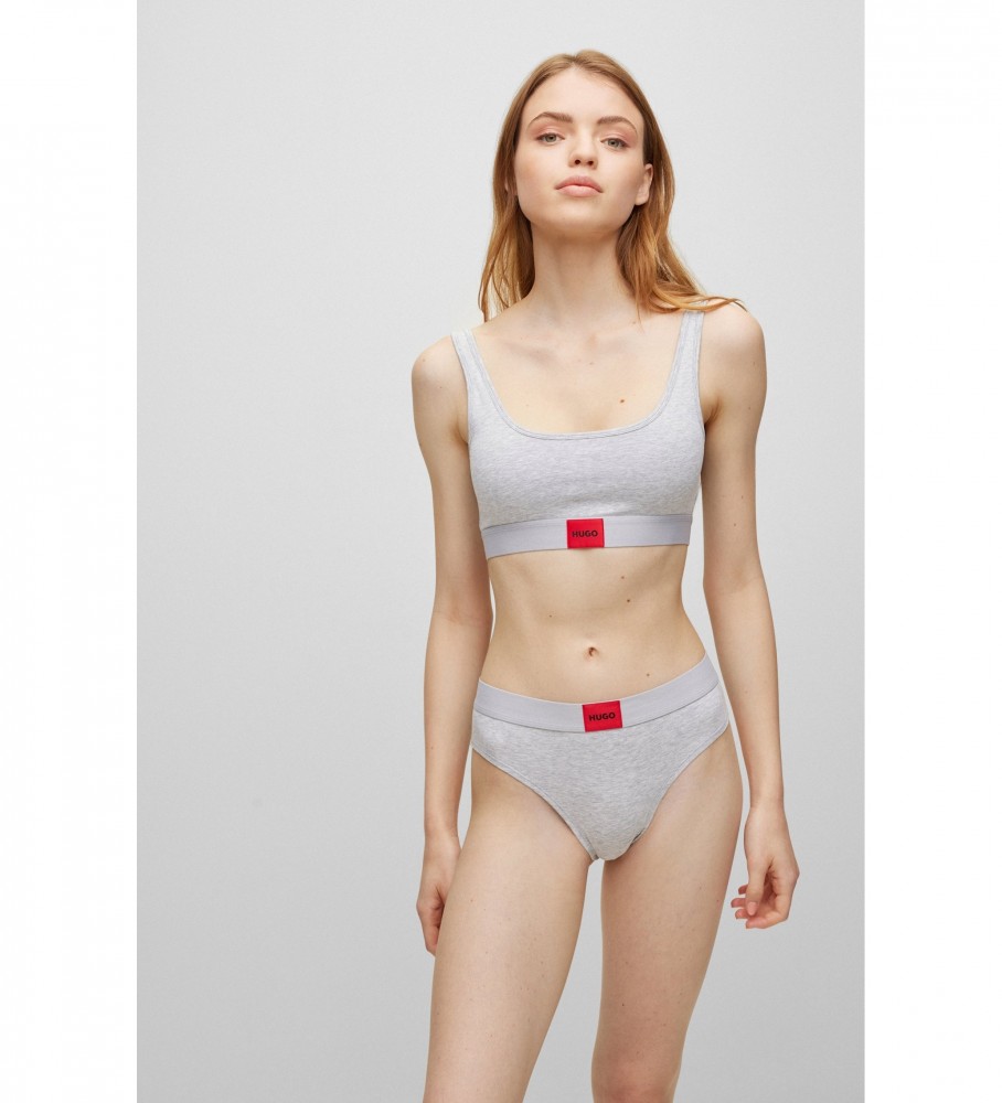Cuecas HUGO Slip Label pretas
