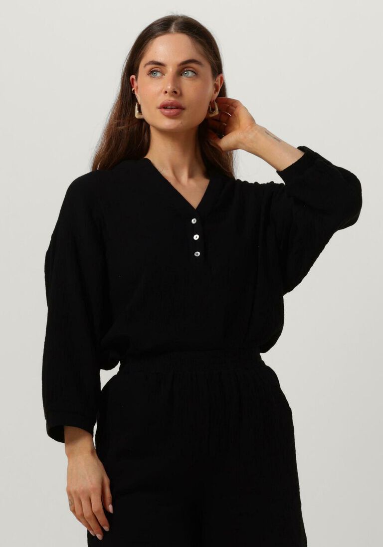 MINUS zwarte minus blouse hemma 3/4 sleeve blouse 1
