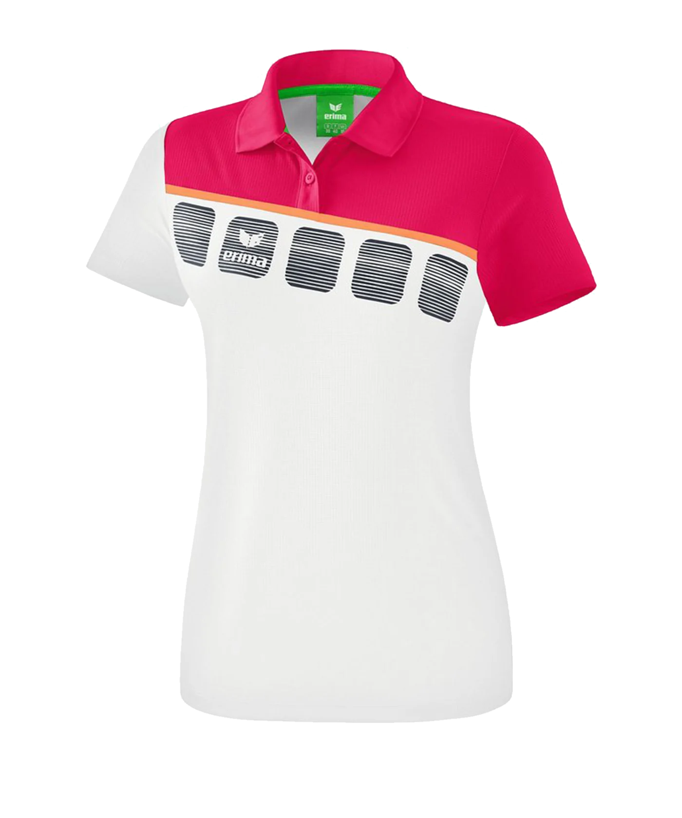 Erima 5-C Poloshirt Damen Weiss