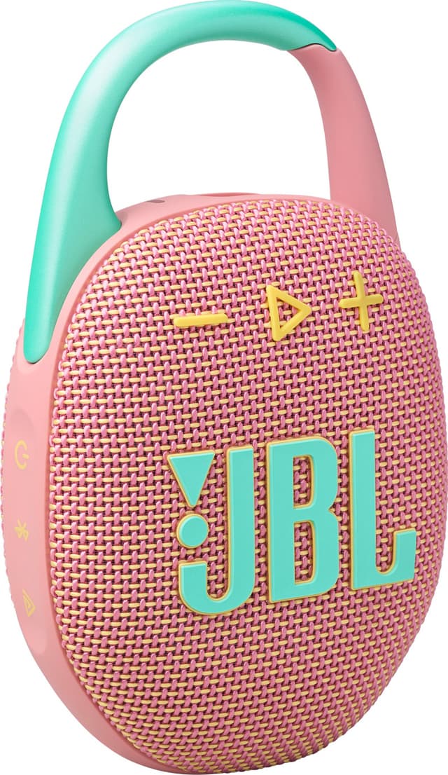 JBL Clip 5 bærbar højttaler (lyserød)