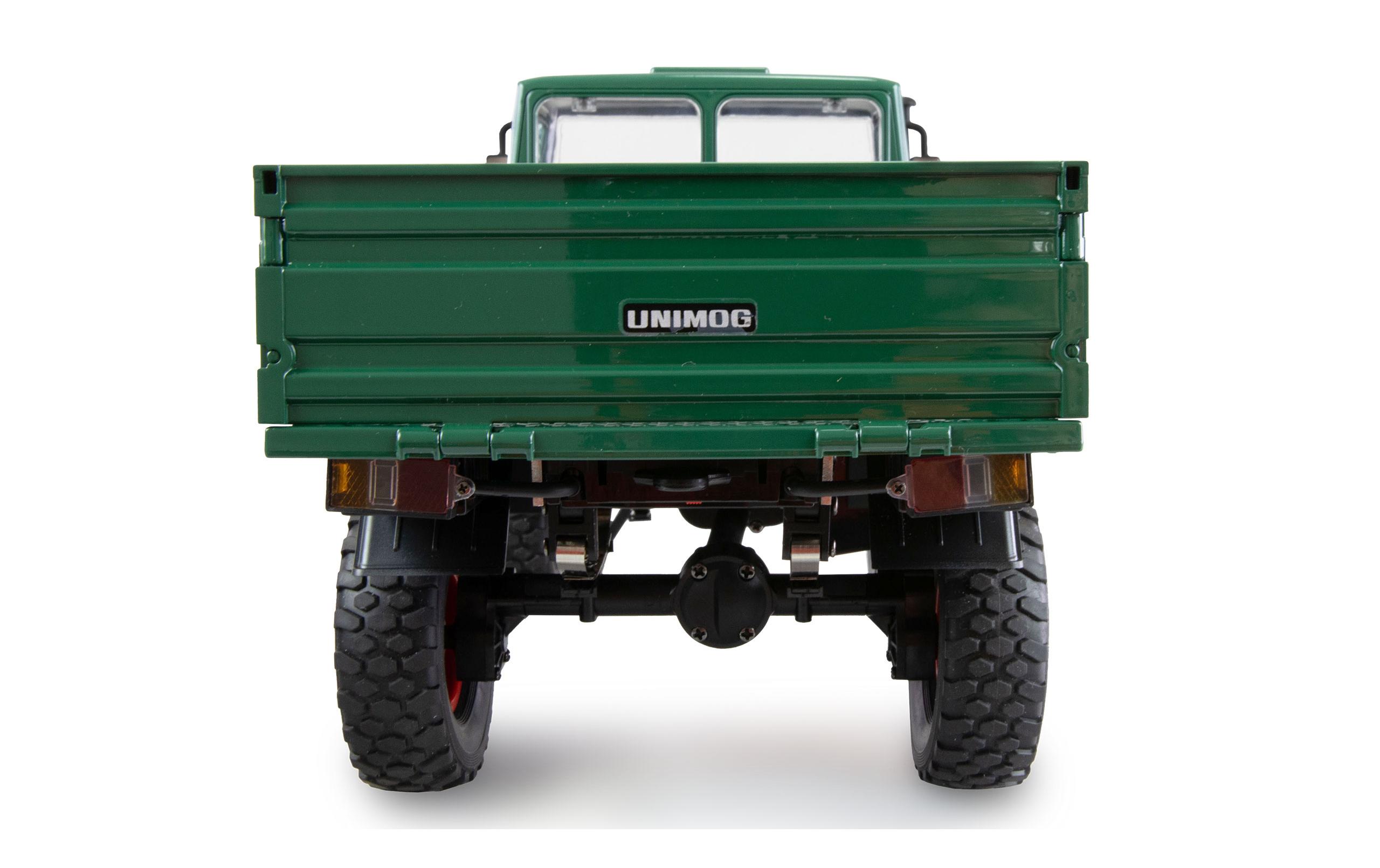 Mercedes-Benz Unimog Basic 4WD Grün, RTR, 1:12<br>Originalgetreues Unimog RC-Modell mit Allradantireb