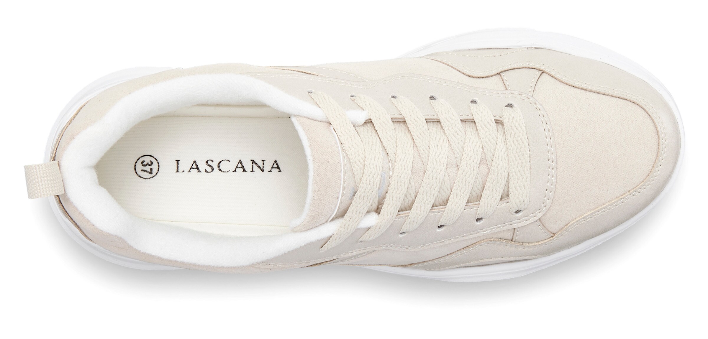 LASCANA Sneaker in beige