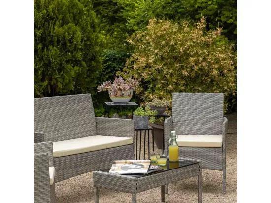 Ensemble de 3 supports de pots de fleurs en métal noir