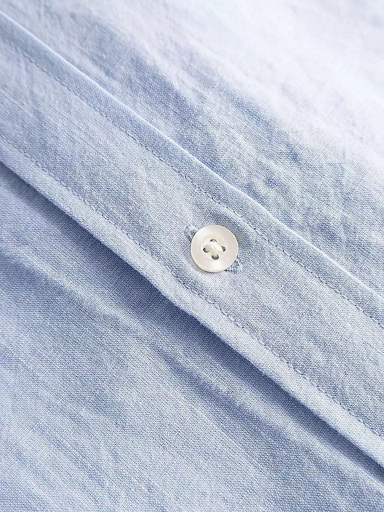 KNOWLEDGE COTTON APPAREL Hemd hellblau