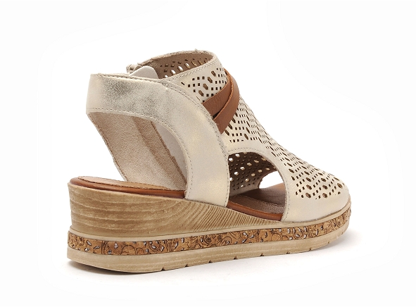 Remonte nu pieds talons femme d3075 or