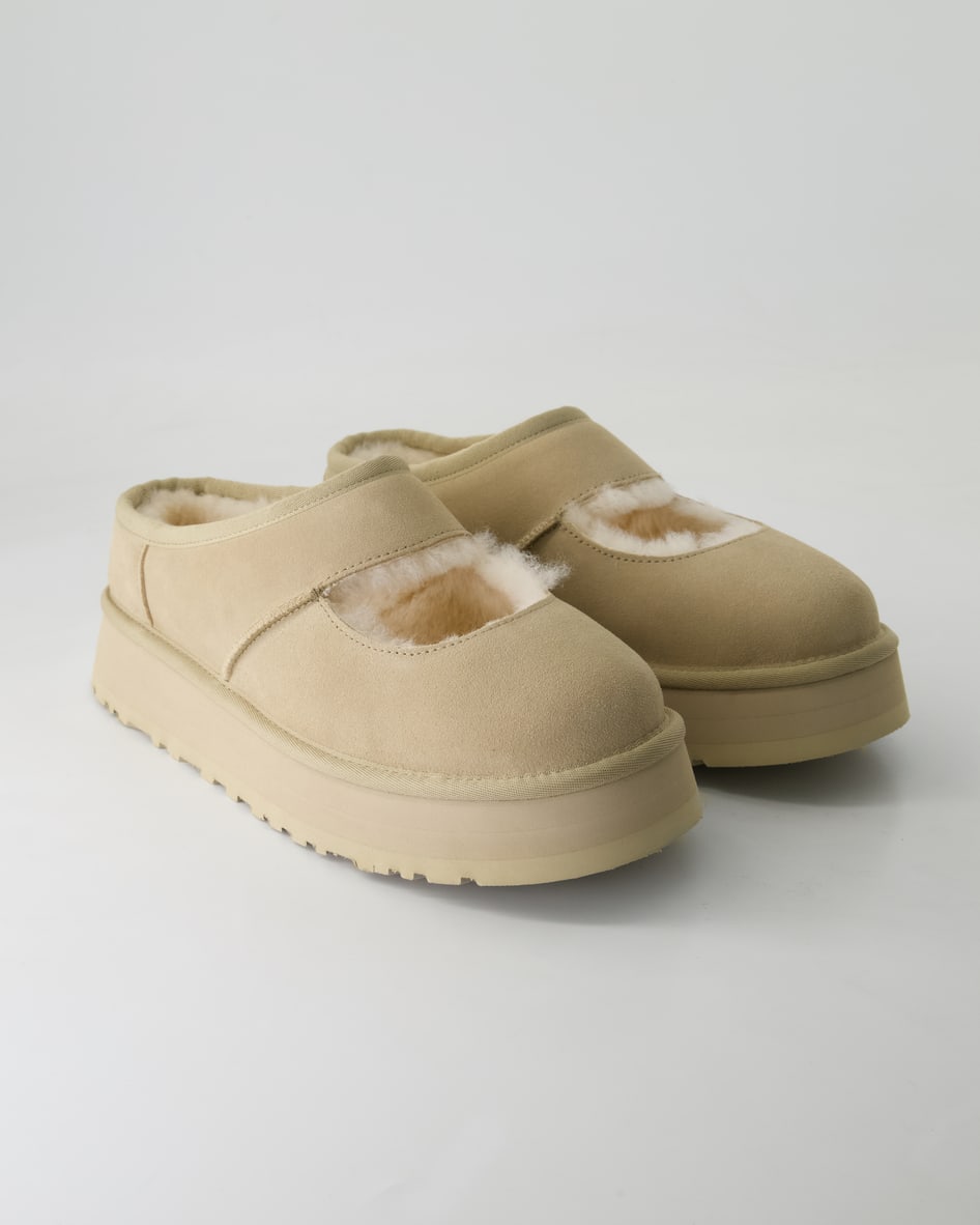 UGG W Bea Mary Jane Pantoletten in Beige