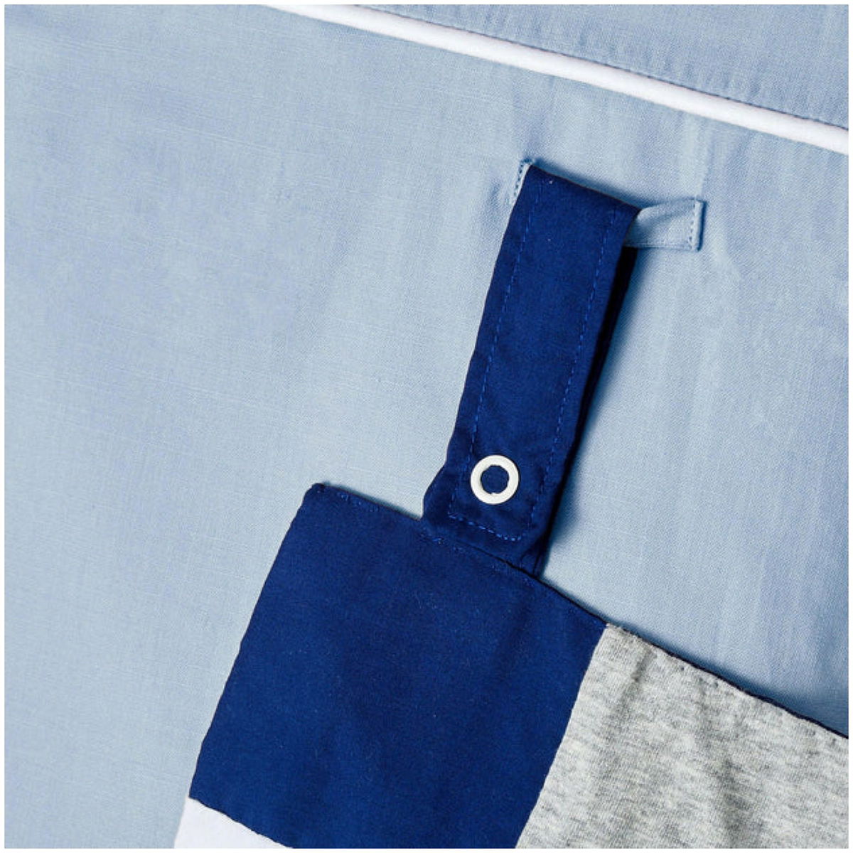 Nordic coast companyNordic coast company   Baby Bettnestchen blau grau
