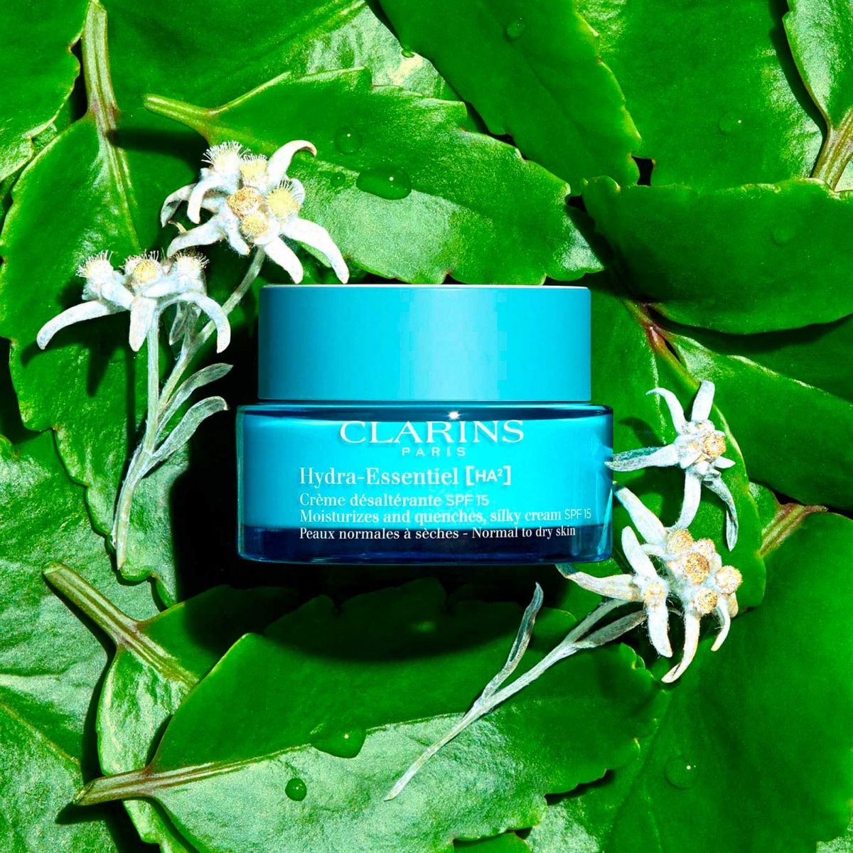 CLARINS Hydra-Essentiel [HA²]Crème Hydratante SPF15 Peaux Normales à Sèches
