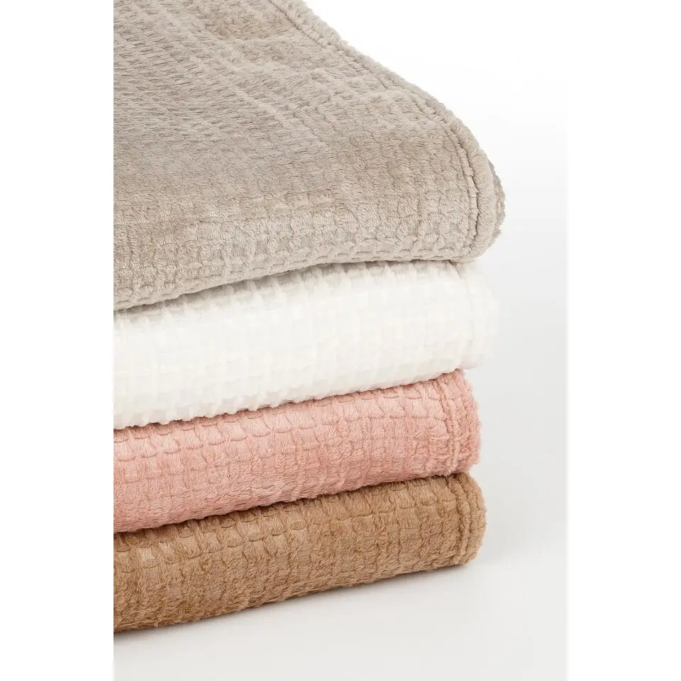 In The Mood Collection Joanne Plaid - L180 x B130 cm - Lichtbruin